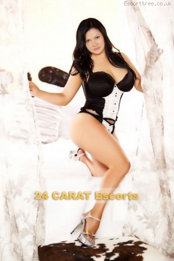 Colombian 36FF bust size escort girl